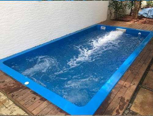 Fiberglass Rectangular Swimming Pool Manufacturer in Hyderabad