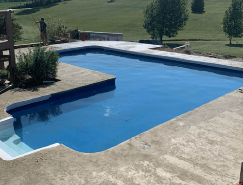 L-Shaped Swimming Pools Manufacturer in Hyderabad